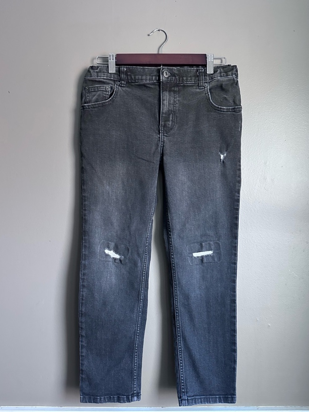Wonder Nation Slim Fit Distressed Jeans Size 12 Husky